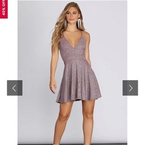 Shimmery Mauve Homecoming Dress from Windsor